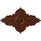 Ekena Millwork Melchor Diamond Medallion (Canopies up to 4"), 67 1/4"W x 43 3/8"H x 4"ID x 2"P, Burnished Mahogany CM70X43MLBMC - alternate 1